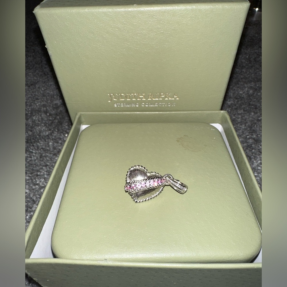 Judith Ripka Silver Heart Enhancer